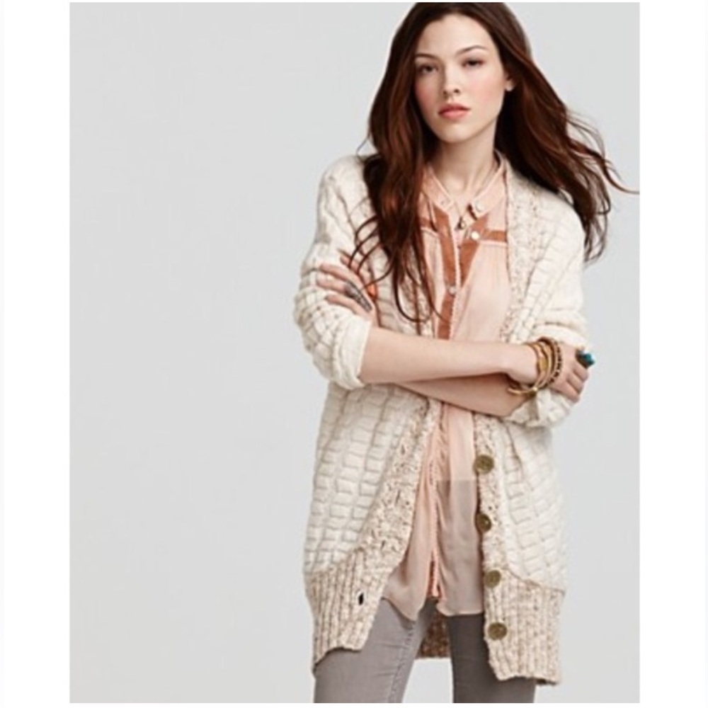 Free People Bumpy Road Cardigan Size XS